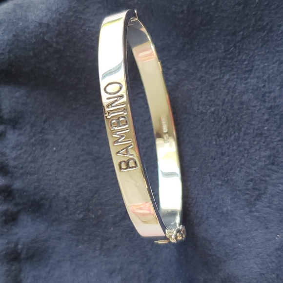 925 Silver Baby Bracelet by Carolee - Picture 2 of 6